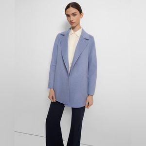 theory clairene double face wool cashmere jacket